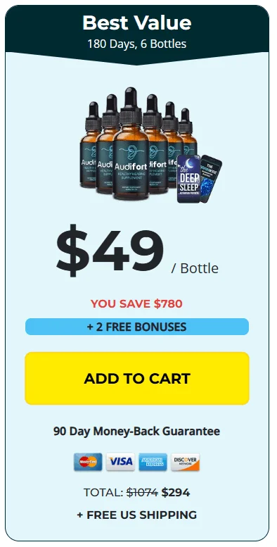 audifort six bottles pack